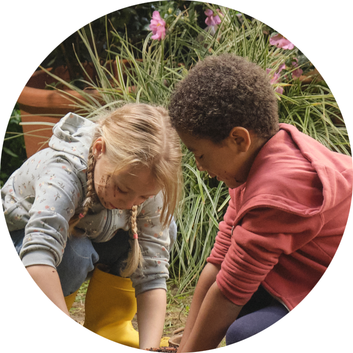 Reby e Andrea, bambini attivi